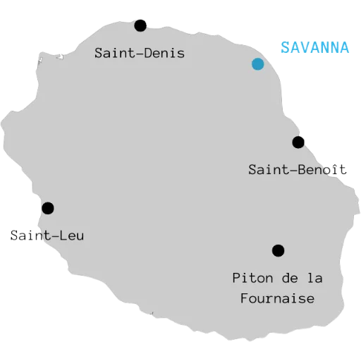 A La Civette - A la rhumerie : carte la Réunion.