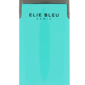 A-La-Civette-Accessoires-a-cigares-Briquets-Elie-Bleu-Briquet-J15-laque-monochrome-turquoise-finition-gunmetal-face