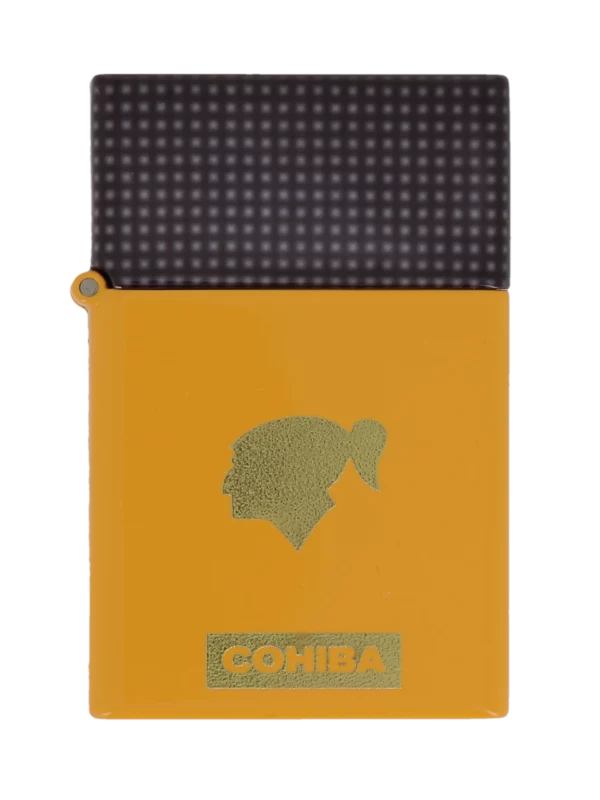 Briquet Siglo Cohiba, vue de face - Accessoire premium pour cigares.