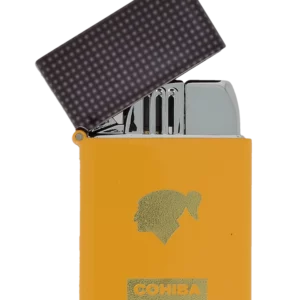 Briquet Siglo Cohiba ouvert - Allumage précis pour cigares.