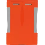 Briquet Siglo Havana Sunrise, vue de face - Accessoire pour amateurs de cigares dont la couleur orange est la base.