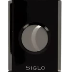 Coupe-cigare Siglo Switch Blade Noir, vue de face - Accessoire de précision.
