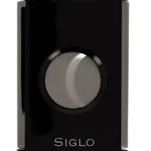 Coupe-cigares Siglo Switch Blade Noir, vue de face - Accessoire de précision.