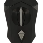 Coupe-cigare Siglo V-Cut Gris Foncé Mat, vue de face - Accessoire de précision.