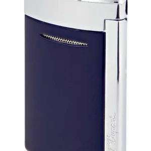 Briquet S.T. Dupont New Minijet Chrome Bleu Marine – Image 1