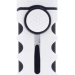 Briquet Vector Caddie blanc mat, vue de face.