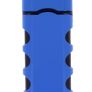 Briquet Vector Caddie bleu mat, vue de dos - Accessoire de qualité.