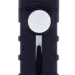 Briquet Vector Caddie noir mat, vue de face - Accessoire élégant.