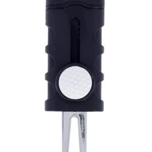 Briquet Vector Caddie noir mat, ouvert - Accessoire de précision.