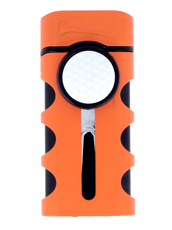 Briquet Vector Caddie orange mat, vue de face.