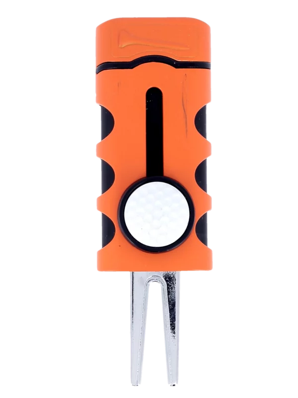 Briquet Vector Caddie orange mat, ouvert - Accessoire de qualité.