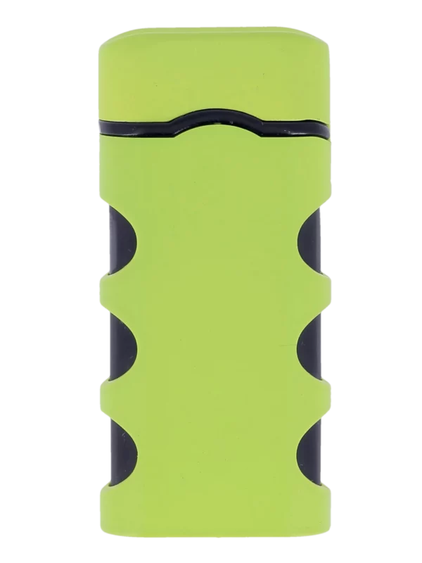 Briquet Vector Caddie vert mat, vue de dos - Accessoire raffiné.