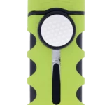 Briquet Vector Caddie vert mat, vue de face - Accessoire de luxe pour cigares.