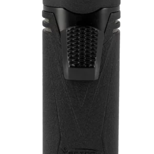 A-La-Civette-Accessoires-a-cigares-Briquets-Vector-Briquet-Ironquad-crakle-noir-mat-face