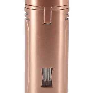 Briquet Vector Ironquad or rose satin, vue de dos - Accessoire premium.