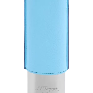 A-La-Civette-Accessoires-a-cigares-Etuis-a-cigares-S.T.Dupont-Etui-a-cigares-Cuir-graine-pleine-fleur-base-metal-chrome-turquoise-double-face