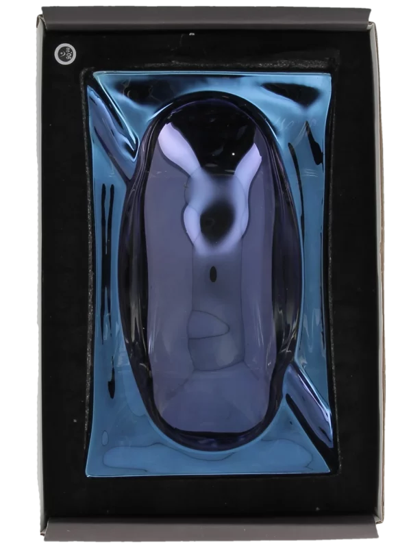 Cendrier Vector Bleu, présenté dans son coffret élégant - A La Civette.