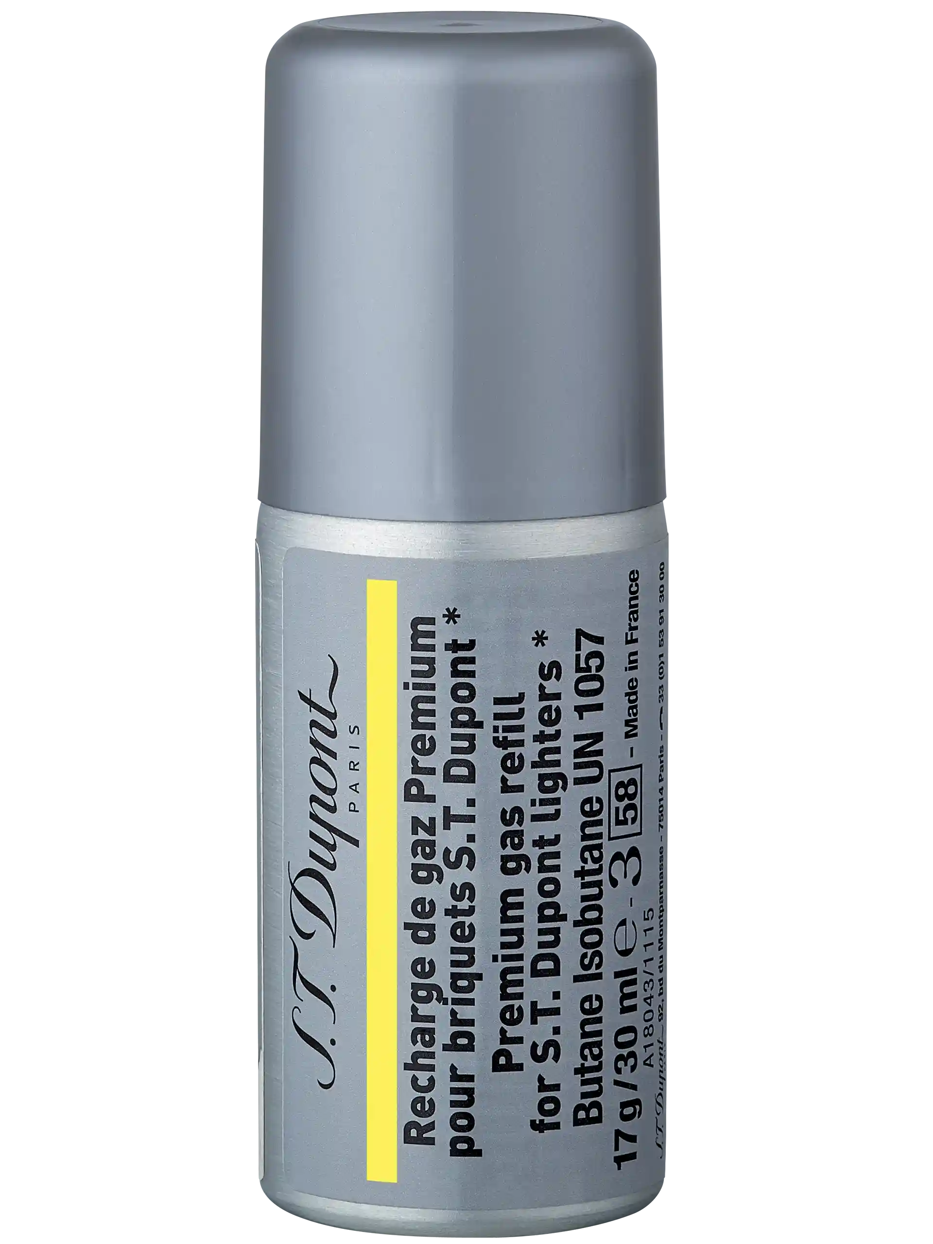Recharge de gaz jaune S.T. Dupont pour briquet - A La Civette.