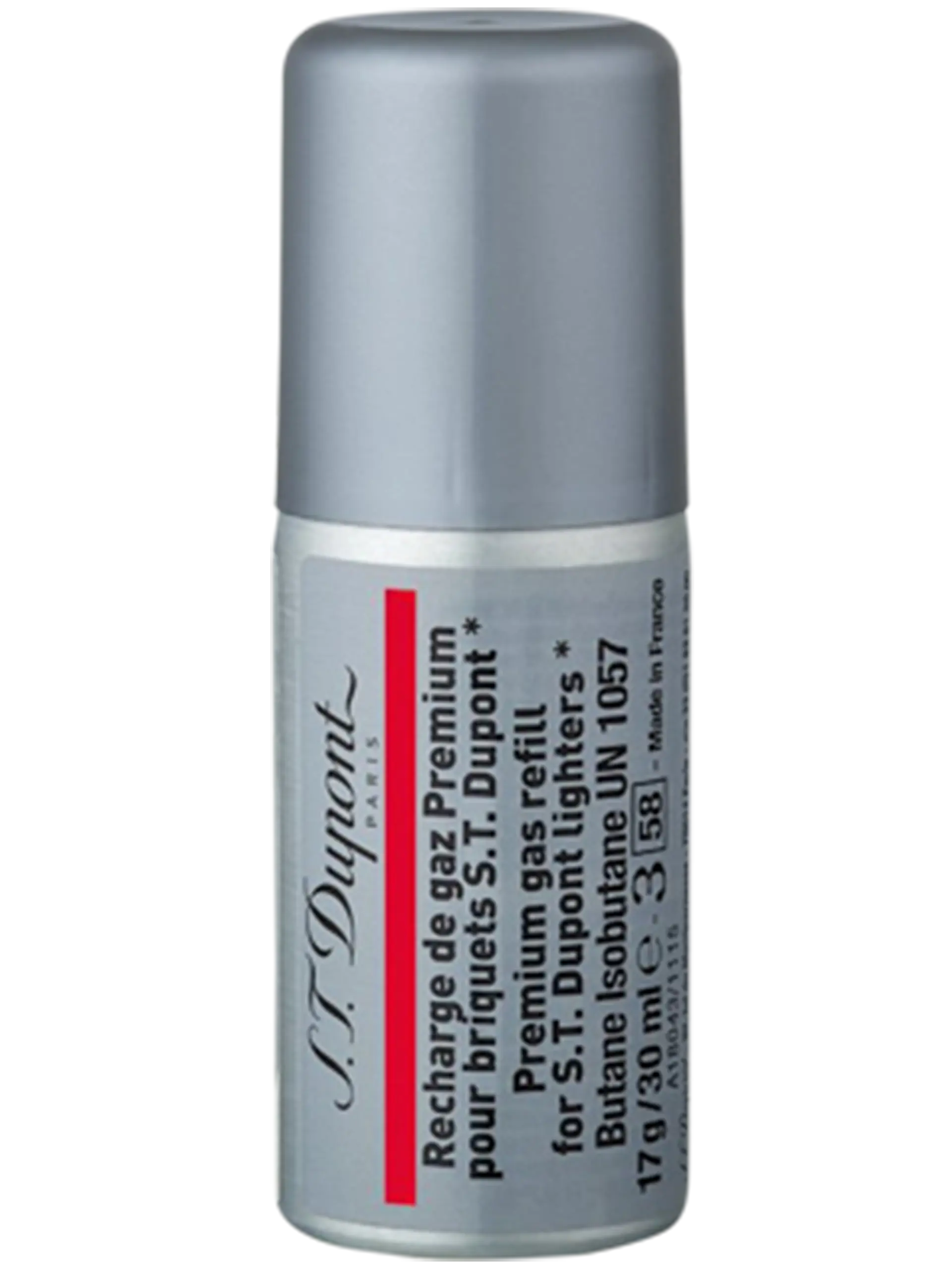 Recharge de gaz rouge S.T. Dupont pour briquet - A La Civette.