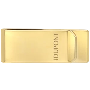 Pince à billets S.T. Dupont en finition or – vue de face - A La Civette.