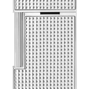 Briquet S.T. Dupont Slimmy pointe de diamant argenté – vue de dos - A La Civette.