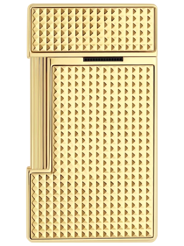 Briquet S.T. Dupont Slimmy pointe de diamant doré – vue de dos - A La Civette.