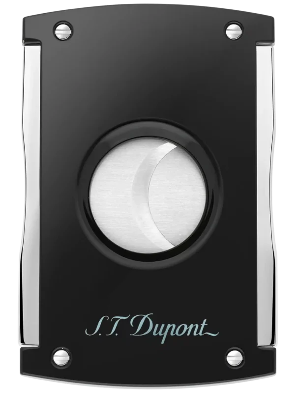 Coupe-cigare S.T. Dupont Maxijet guillotine noir – vue de face - A La Civette.