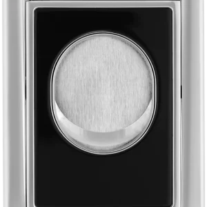 Coupe-cigare S.T. Dupont Stand chrome et noir – vue de dos - A La Civette.