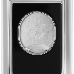 Coupe-cigare S.T. Dupont Stand chrome et noir – vue de face - A La Civette.