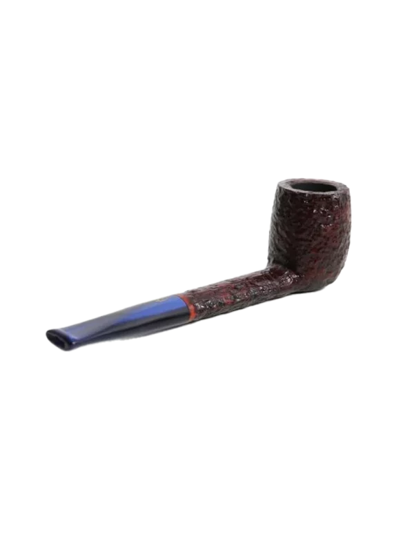 Pipe Savinelli Esploratore Marinaïo en vue arrière, finition rustique, forme droite, filtre 3 mm - A La Civette.