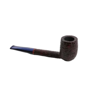 Pipe Savinelli Esploratore Marinaïo en vue trois quarts inversée, finition rustique, forme droite, filtre 3 mm - A La Civette.