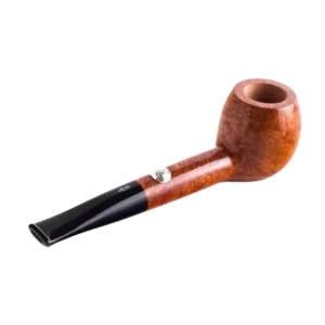 Pipe Savinelli Football en vue arrière, finition naturelle, forme droite, filtre 3 mm - A La Civette.