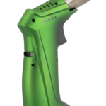Briquet Vector Clash Rubber Vert Mat vue de face - A La Civette.
