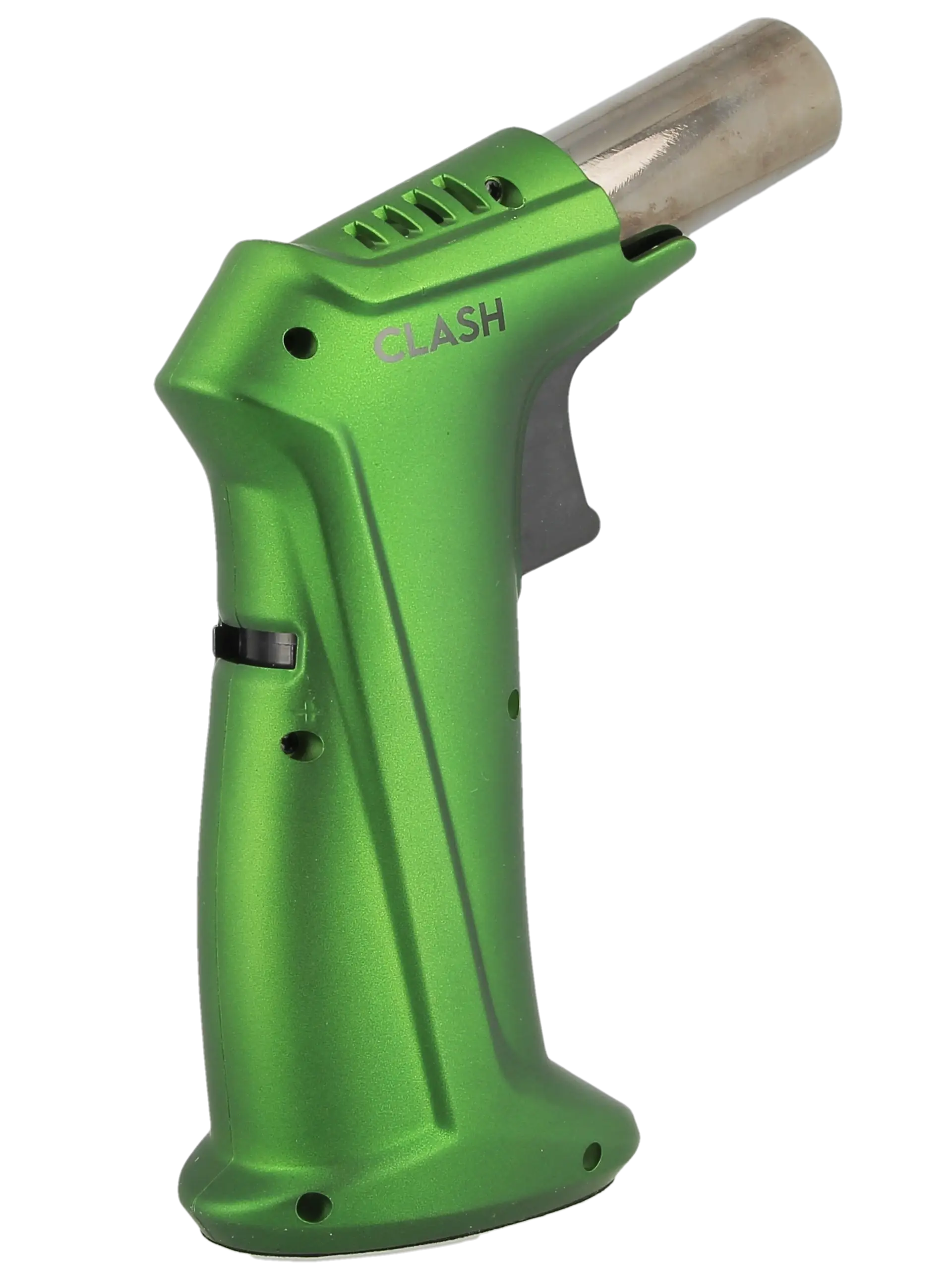 Briquet Vector Clash Rubber Vert Mat vue de face - A La Civette.