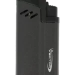 Briquet Vector Empire Noir Crackle vue de face - A La Civette.