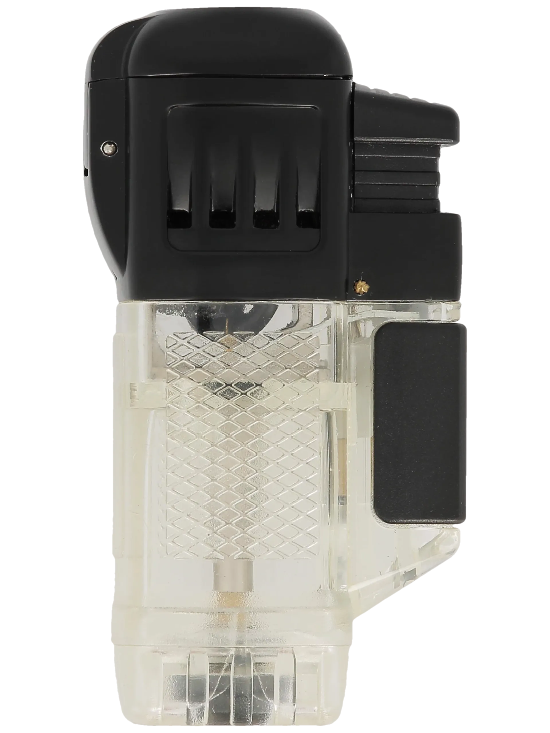 Briquet Vector Quadtank Transparent vue de face - A La Civette.