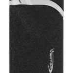 Briquet Vector Ultra Crackle Noir Métallique vue de face - A La Civette.