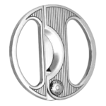 Coupe-cigare Elie Bleu 360 pinstripe silver vue de face - A La Civette.
