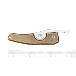 Coupe-cigare Les Fines Lames Le Petit Antique brass profil avec règle - A La Civette.
