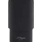 Étui à cigares S.T. Dupont cuir graine noir mat triple face - A La Civette.
