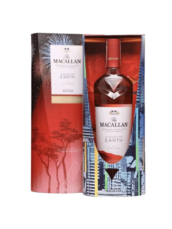 Boîte de Whisky The Macallan A Night on Earth face - A La Civette.