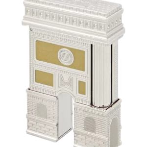 Coffret S.T. Dupont Loves Paris - Briquet de luxe vu de trois-quarts dos.