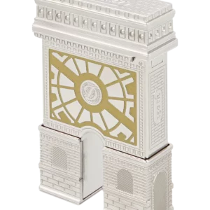 Coffret S.T. Dupont Loves Paris - Briquet de luxe vu de trois-quarts face.