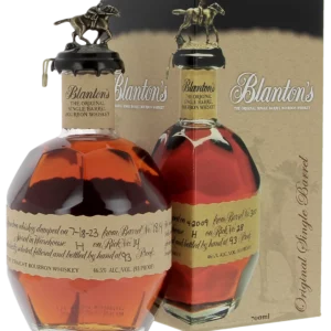 Whisky Blanton’s Bourbon Original Single Barrel – bouteille et boîte face – A La Civette Paris