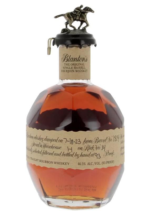 A-La-Civette-Spiritueux-Whisky-Blanton-s-Bourbon-original-single-face Bouteille face du Whisky Blanton’s Bourbon Original Single Barrel – A La Civette Paris