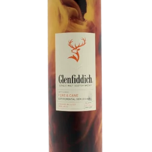 Face de la boîte du Whisky Glenfiddich Fire & Cane – A La Civette Paris