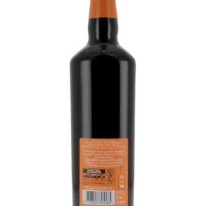 Dos de la bouteille du Whisky Glenfiddich Fire & Cane – A La Civette Paris
