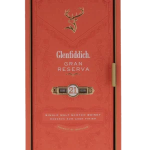 Boîte fermée du Whisky Glenfiddich Gran Reserva 21 ans – A La Civette Paris