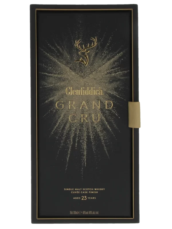 Boîte fermée du Whisky Glenfiddich Grand Cru 23 ans – A La Civette Paris