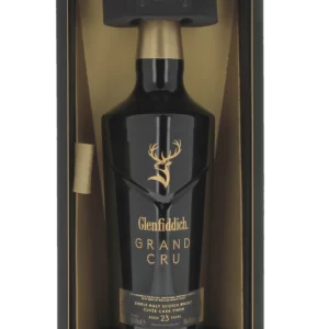 Boîte ouverte du Whisky Glenfiddich Grand Cru 23 ans – A La Civette Paris